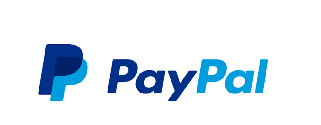 Paypal logo 2020 on a white background