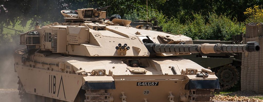 Challenger 2 in desert colours