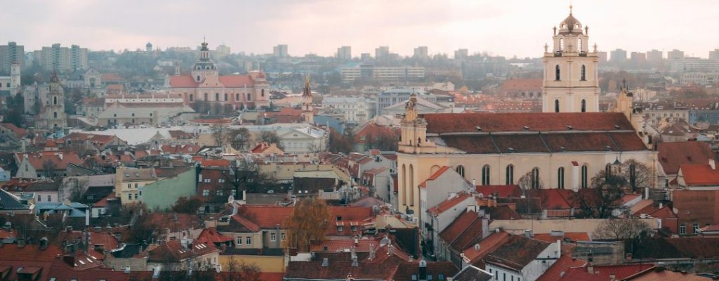 the Vilnius skyline