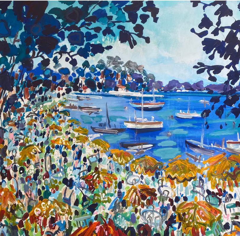 A copy of a painting by MIchael J Rumsby, made using MS snipping tool.