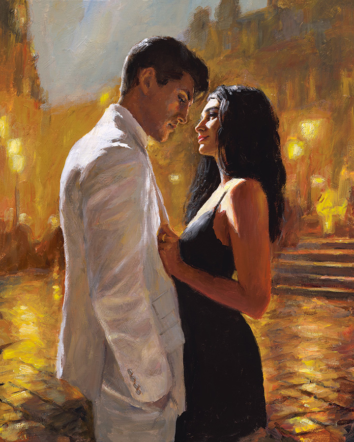 a man and women in the sun