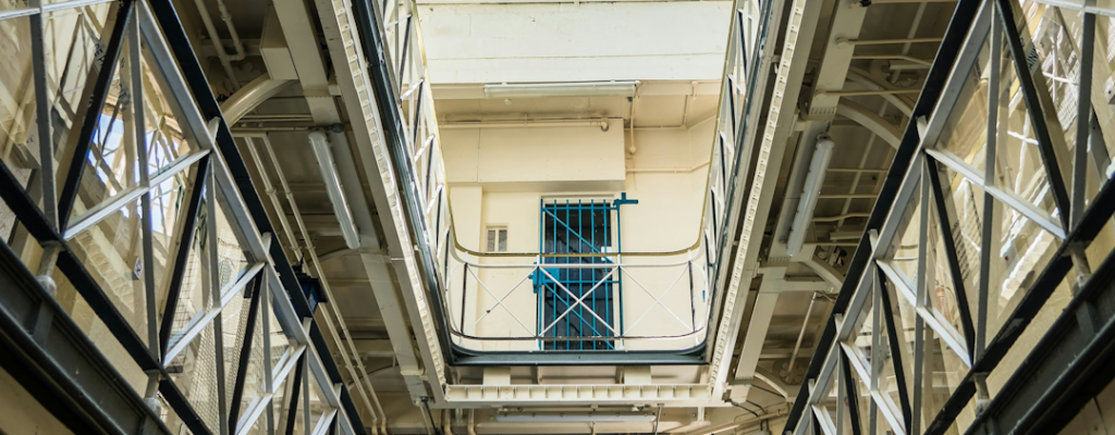 a prison central lobby nd atrium
