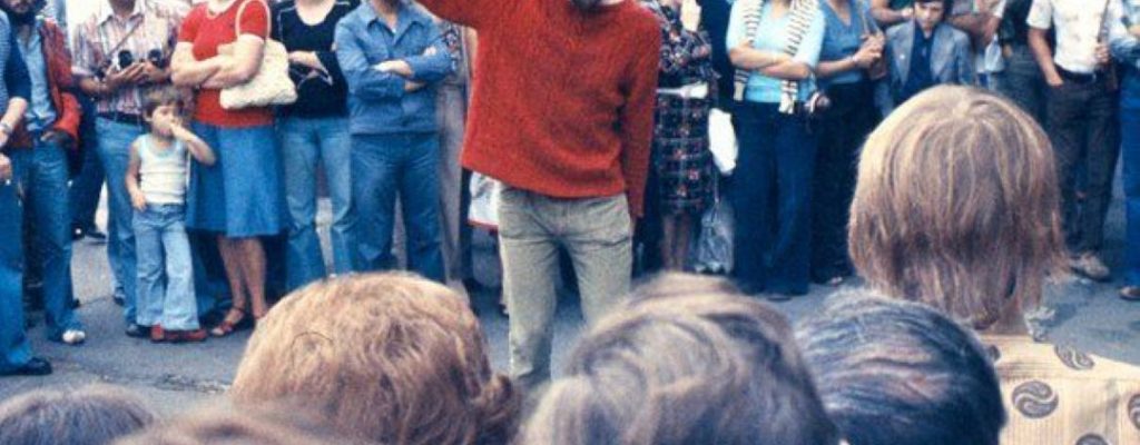 Orator at Speakers Corner, 1974