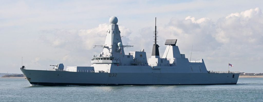 HMS Daring in Pompey