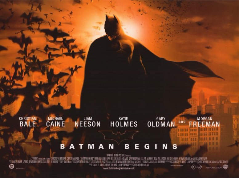 batman begins mvie poster