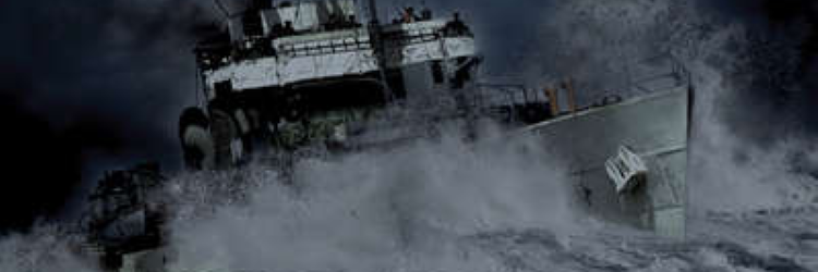 a picture of a warship at sea, - the cruel sea, from an audiofile advert page. Fair Use, and addressability/longevity