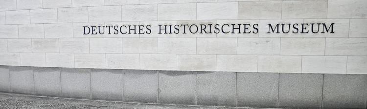the sign at the entrance of the DHM in Berlin