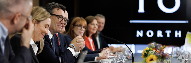 Burnham's first cabinet meeting at No 10 North